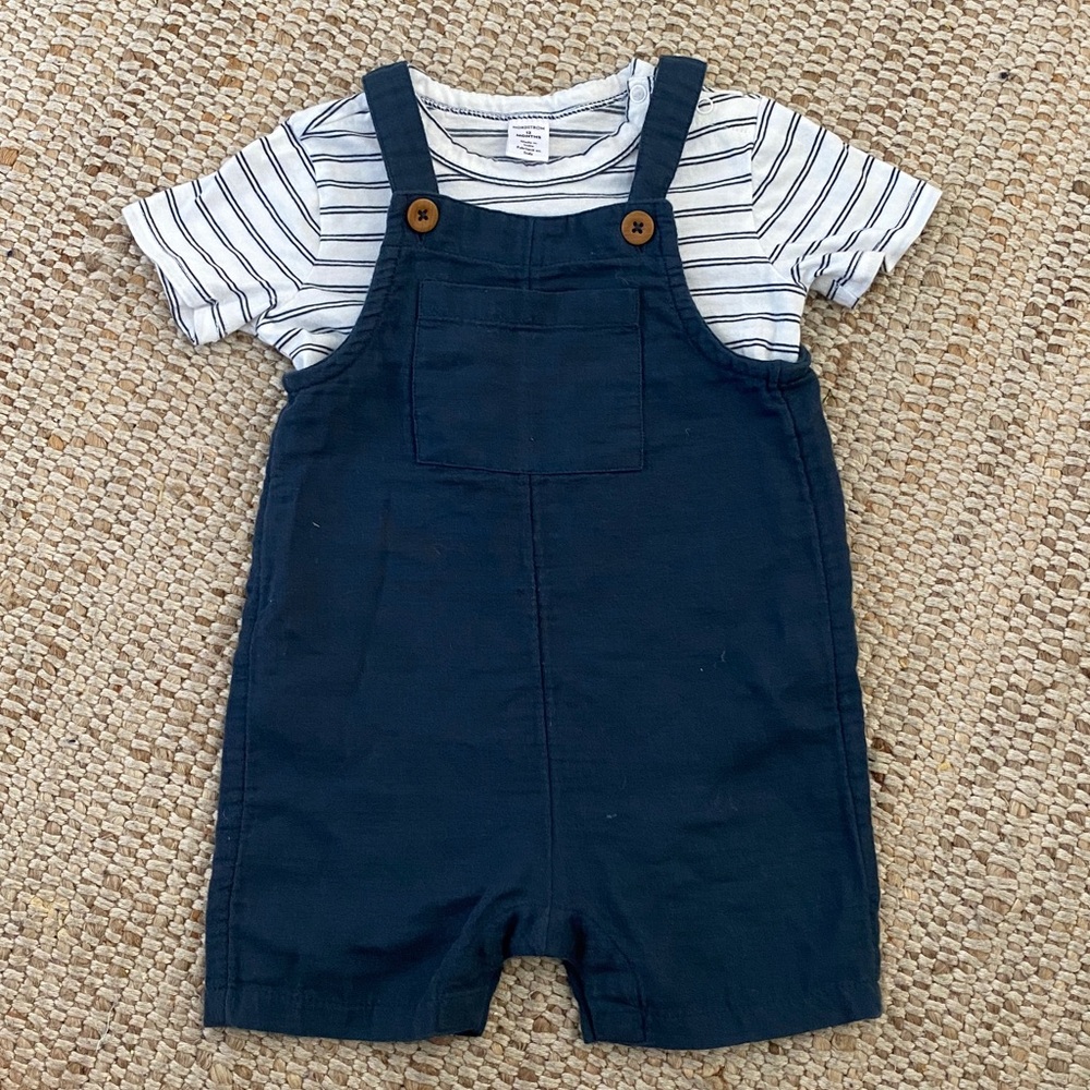 Nordstrom blue overalls set
